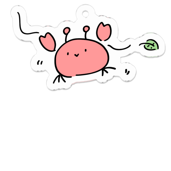 アクリルキーホルダー(コーティング) - 50 x 50 (mm)