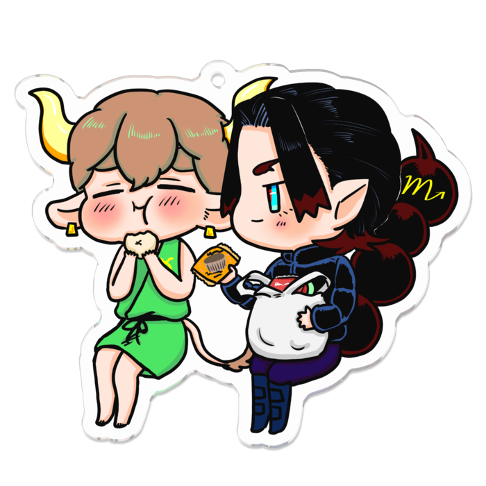 アクリルキーホルダー - 70 x 70 (mm)