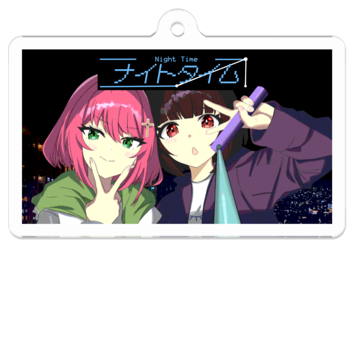 アクリルキーホルダー - 50 x 50 (mm)
