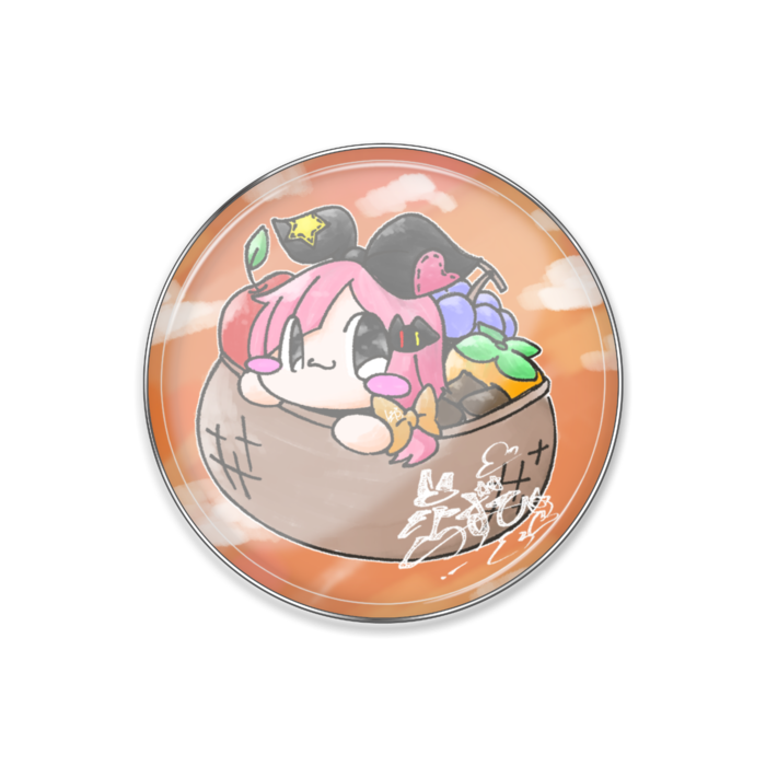 ピンバッジ - 丸形25mm