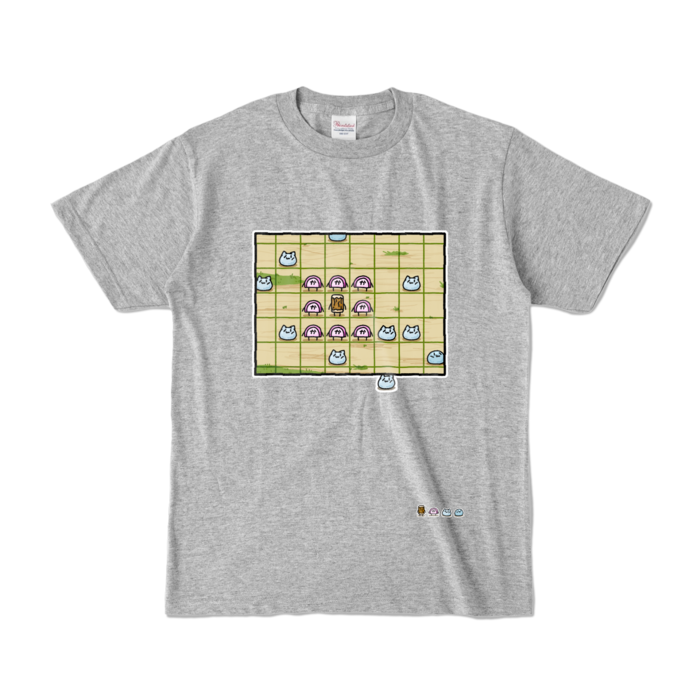 カラーTシャツ - S - 杢グレー (濃色)