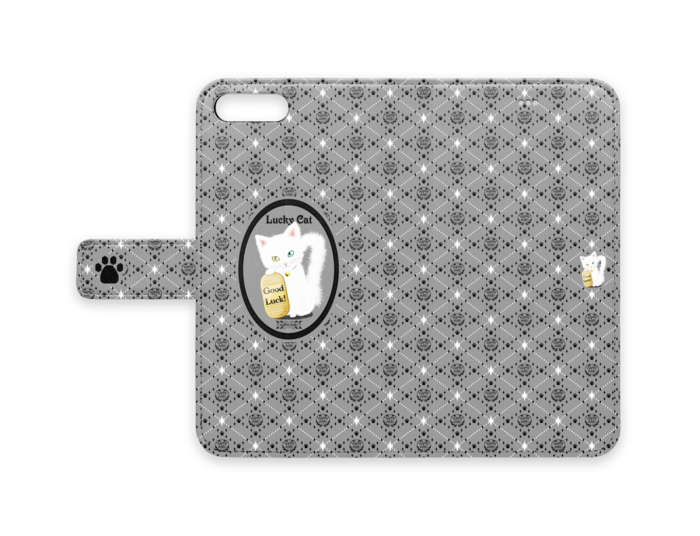 白猫オッドアイver＿000グレー