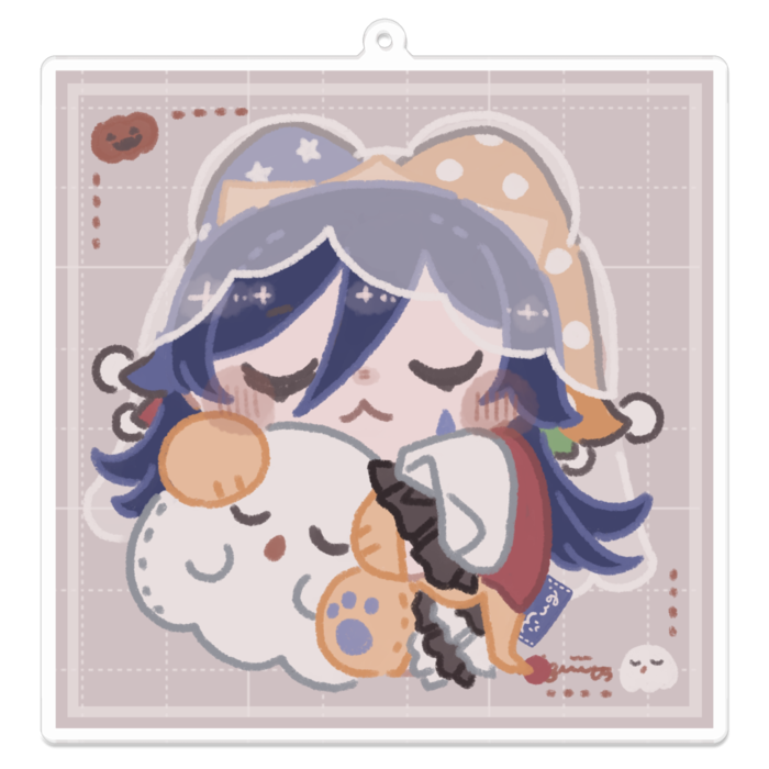 アクリルキーホルダー - 100 x 100 (mm)