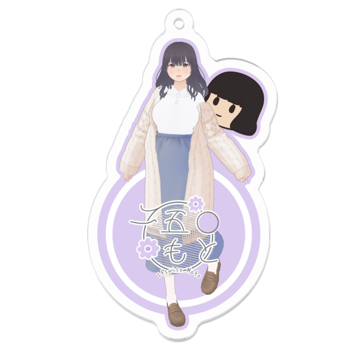 アクリルキーホルダー - 70 x 70 (mm)