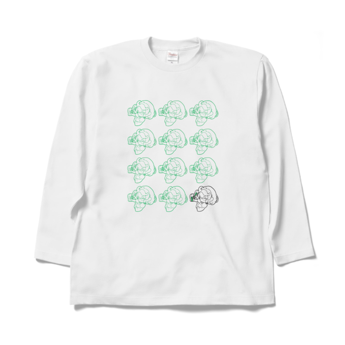ロングスリーブTシャツ - XL - ホワイト(ゆるヒャマ)