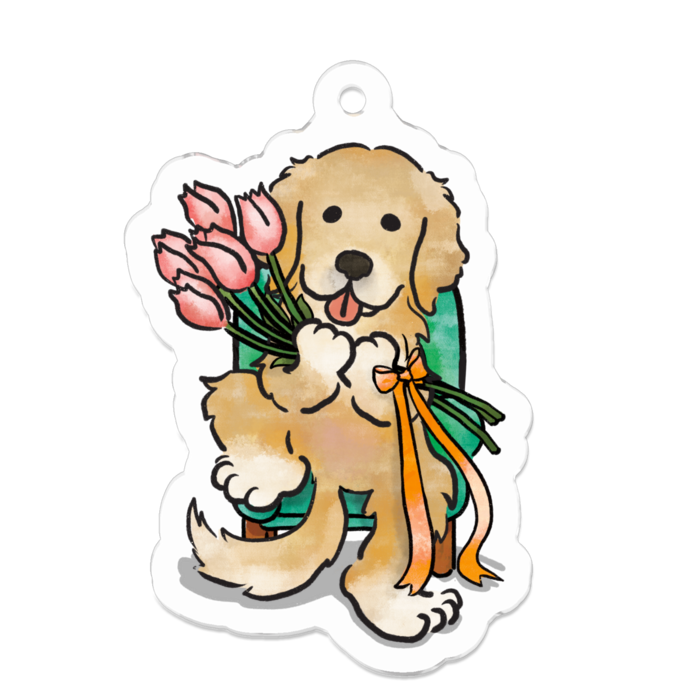 アクリルキーホルダー - 50 x 50 (mm)