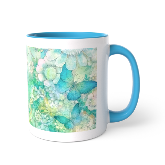 ツートンカラーマグカップ - 直径 8.2cm / 高さ 9.5cm