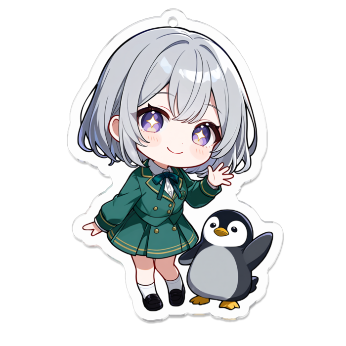 アクリルキーホルダー - 70 x 70 (mm)