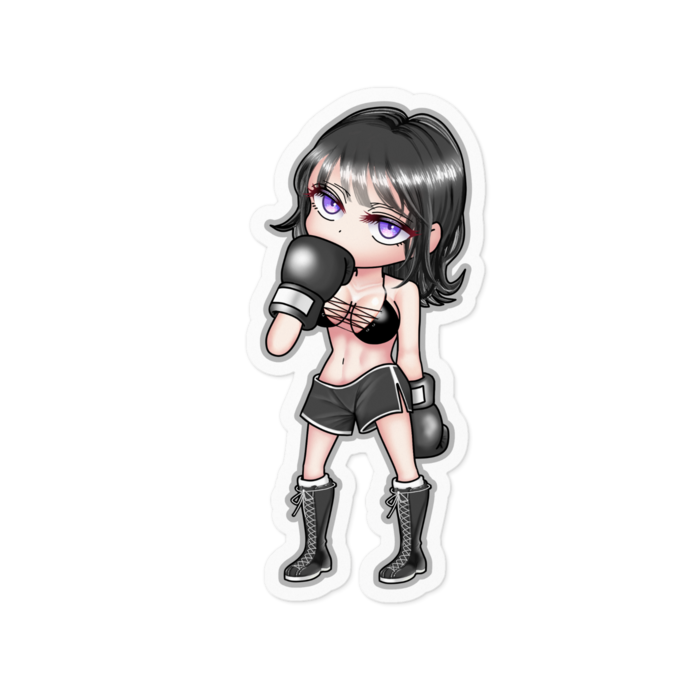 ステッカー(名前なし_no name) - 100 x 100 (mm)