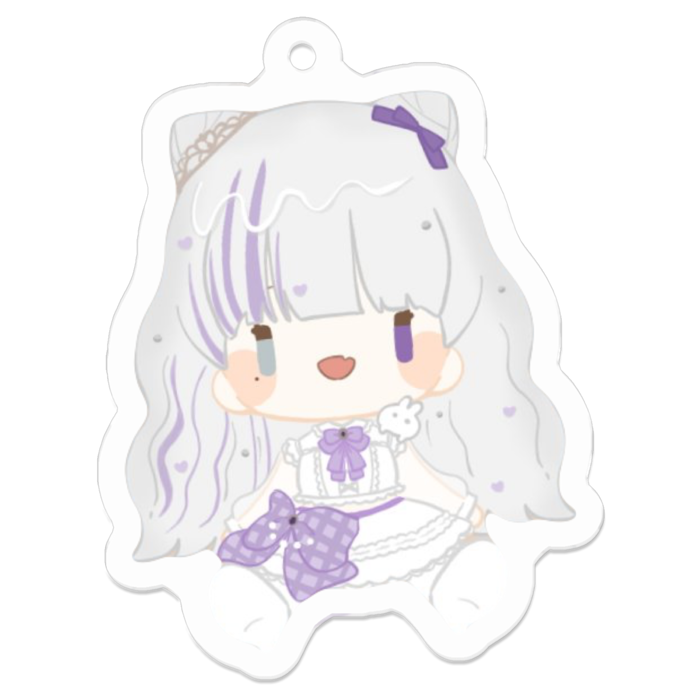 アクリルキーホルダー - 50 x 50 (mm)