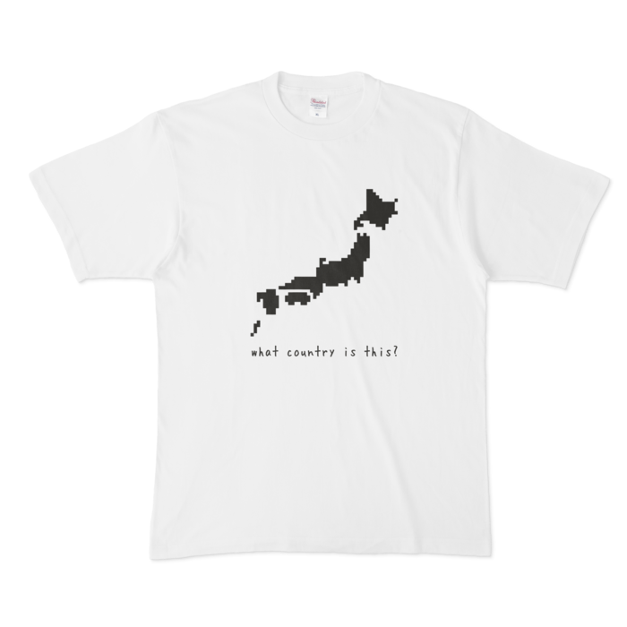 Japan mapTシャツ - XL