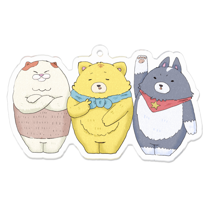 アクリルキーホルダー - 70 x 70 (mm)