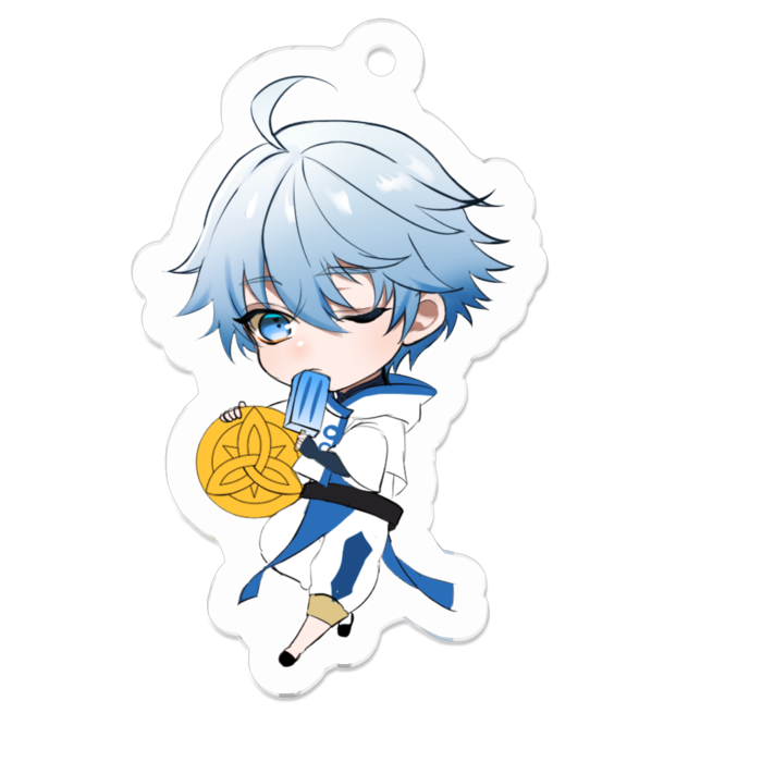 アクリルキーホルダー - 50 x 50 (mm)