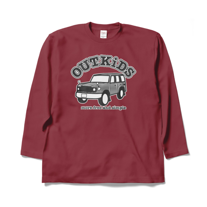 ロングスリーブTシャツ - XL - バーガンディ