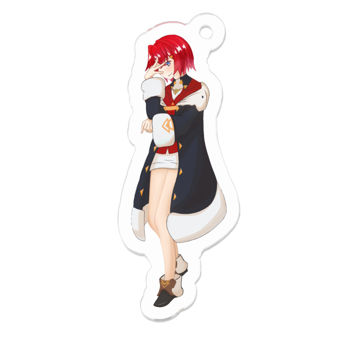 アクリルキーホルダー - 50 x 50 (mm)
