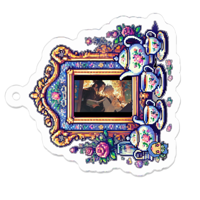 アクリルキーホルダー - 50 x 50 (mm)