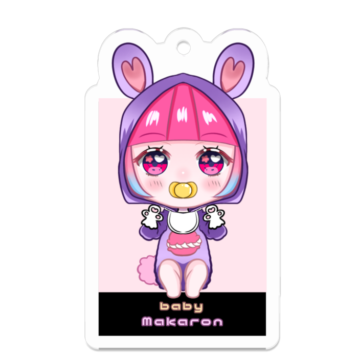 アクリルキーホルダー - 50 x 50 (mm)
