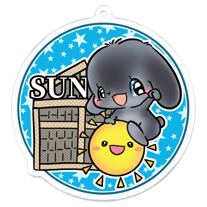 アクリルキーホルダー - 70 x 70 (mm)