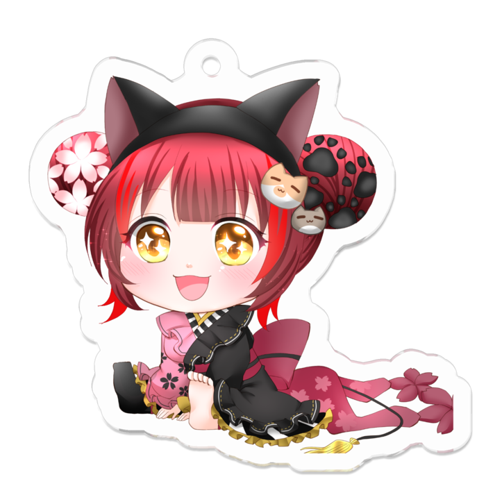 アクリルキーホルダー - 50 x 50 (mm)