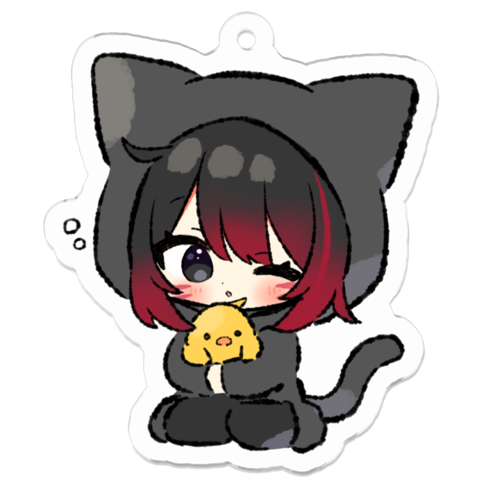②おねむぬこ - 50 x 50 (mm)