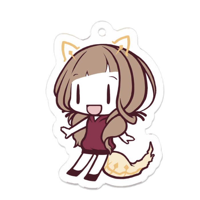 アクリルキーホルダー - 50 x 50 (mm)