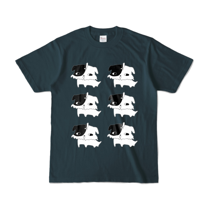 カラーTシャツ - S - デニム (濃色)