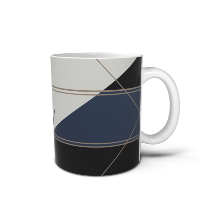 マグカップA(フルプリントロゴあり) - 直径 8 cm / 高さ 9.5 cm