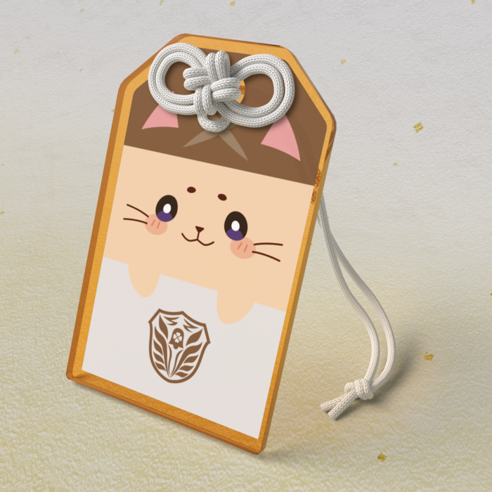 アクリルお守り - 50 × 80mmC