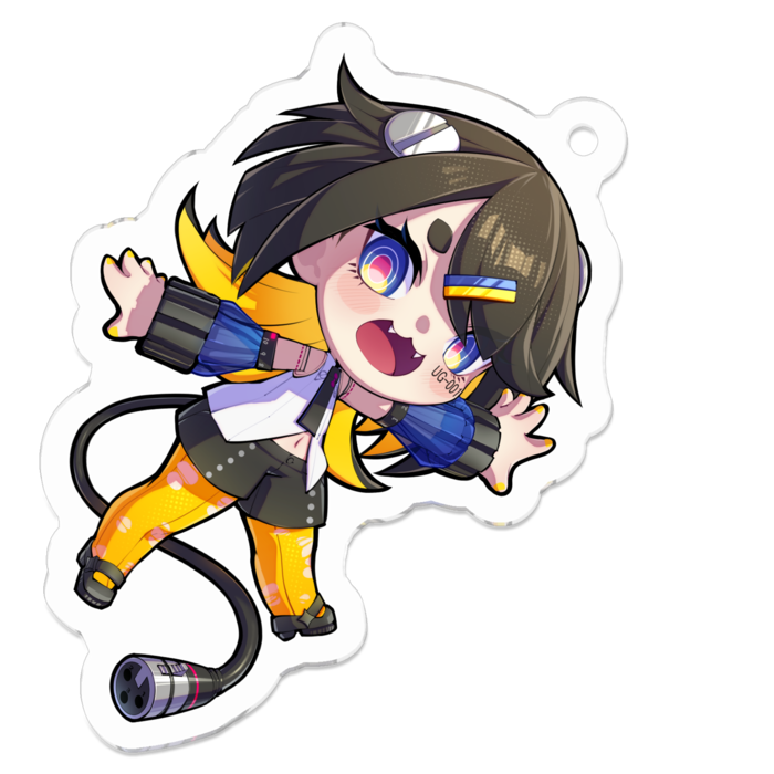 アクリルキーホルダー（コーティング） - 50 x 50 (mm)