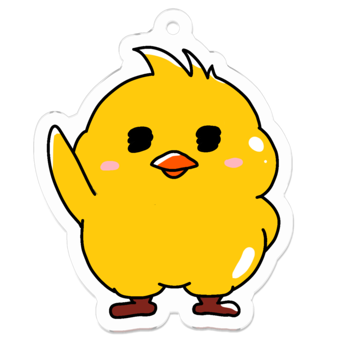 アクリルキーホルダー - 50 x 50 (mm)