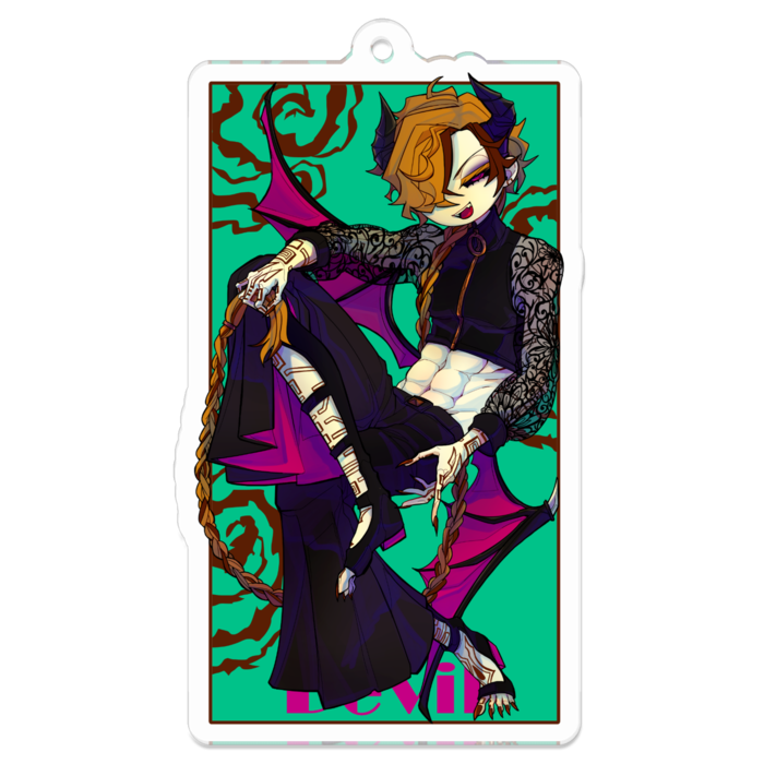 アクリルキーホルダー - 70 x 70 (mm)