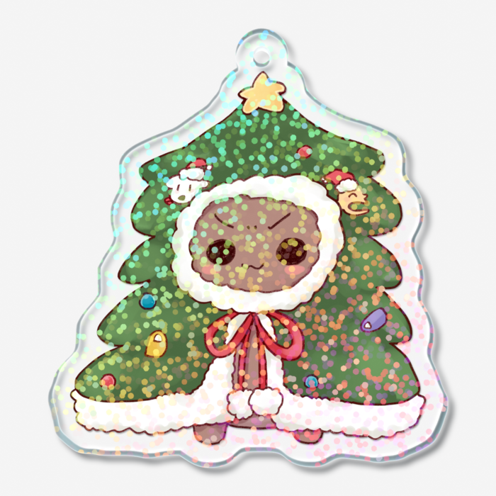 ホログラムアクリルキーホルダー - 50 × 50mm