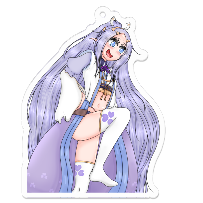 アクリルキーホルダー（コーティング） - 70 x 70 (mm)