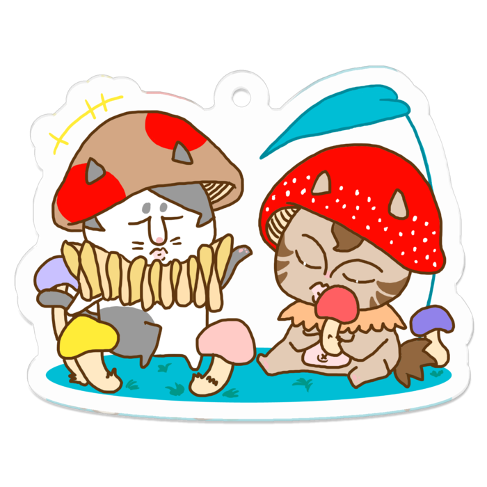 アクリルキーホルダー - 50 x 50 (mm)