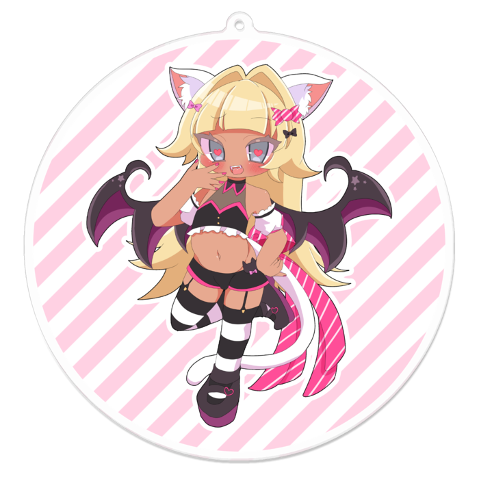 アクリルキーホルダー（コーティング） - 100 x 100 (mm)