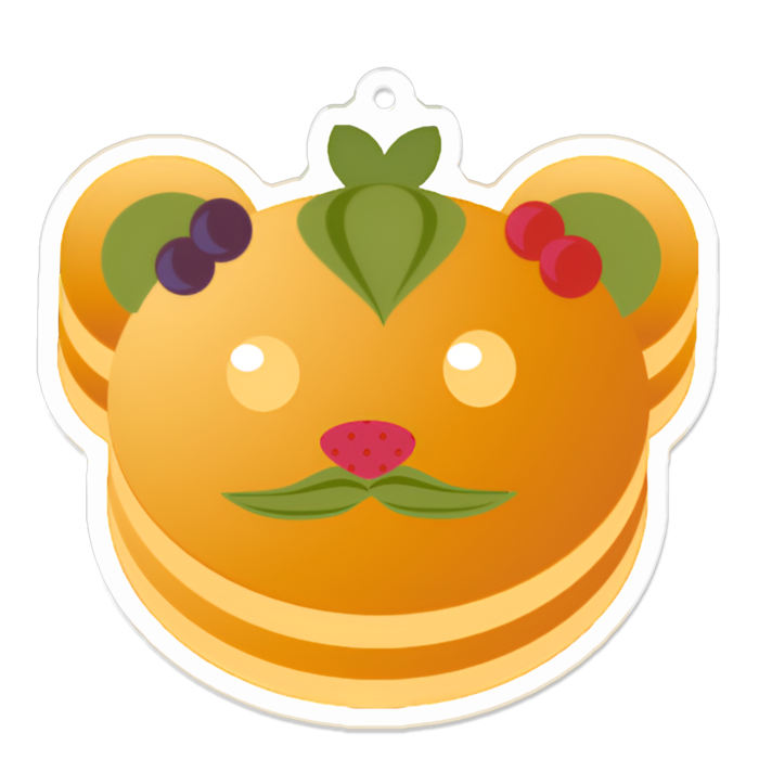 アクリルキーホルダー - 70 x 70 (mm)