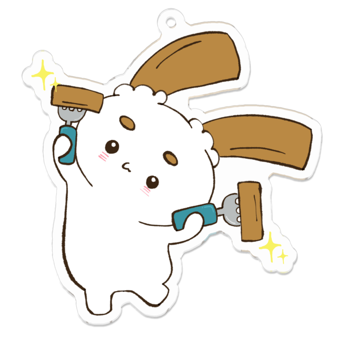 アクリルキーホルダー - 70 x 70 (mm)