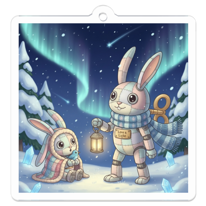 アクリルキーホルダー - 50 x 50 (mm)