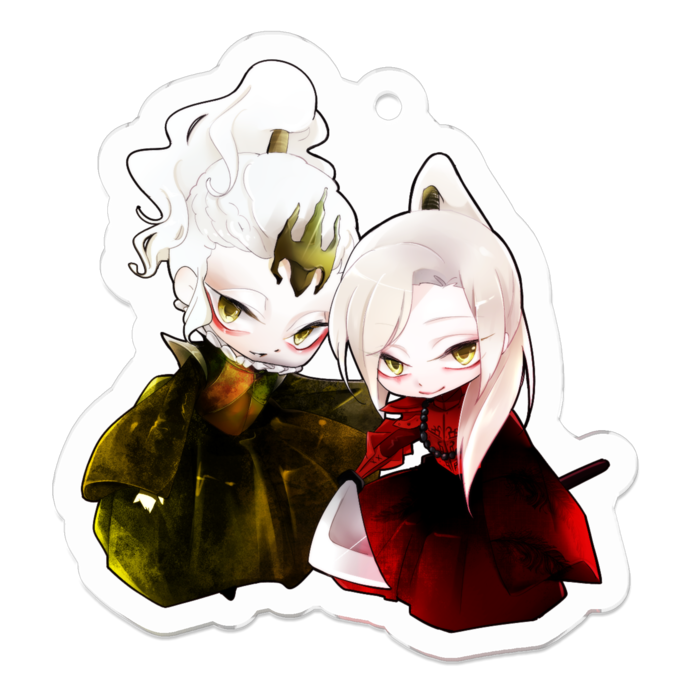 アクリルキーホルダー - 50 x 50 (mm)