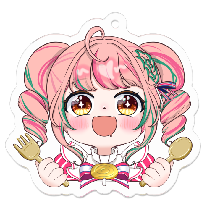 アクリルキーホルダー - 50 x 50 (mm)