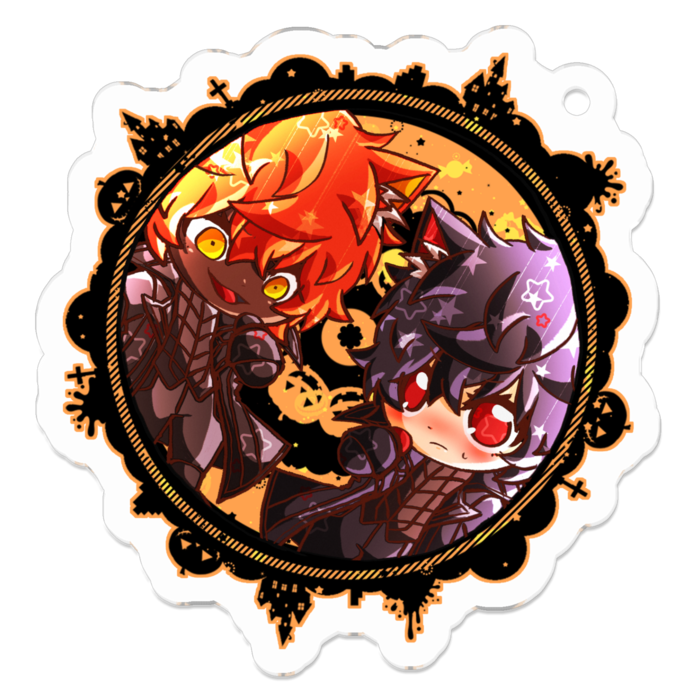 アクリルキーホルダー - 50 x 50 (mm)