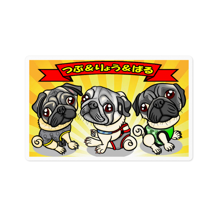 ステッカー - 100 x 100 (mm)