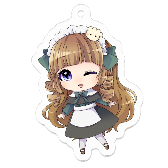 アクリルキーホルダー - 50 x 50 (mm)