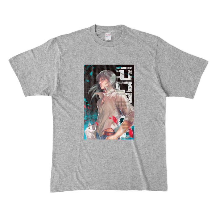 カラーTシャツ(濃色) - XL - 杢グレー