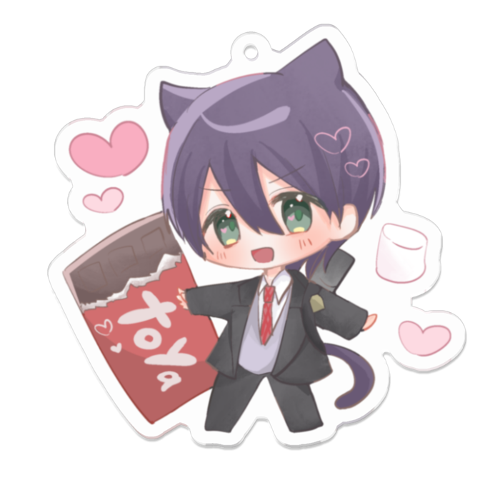 アクリルキーホルダー - 70 x 70 (mm)