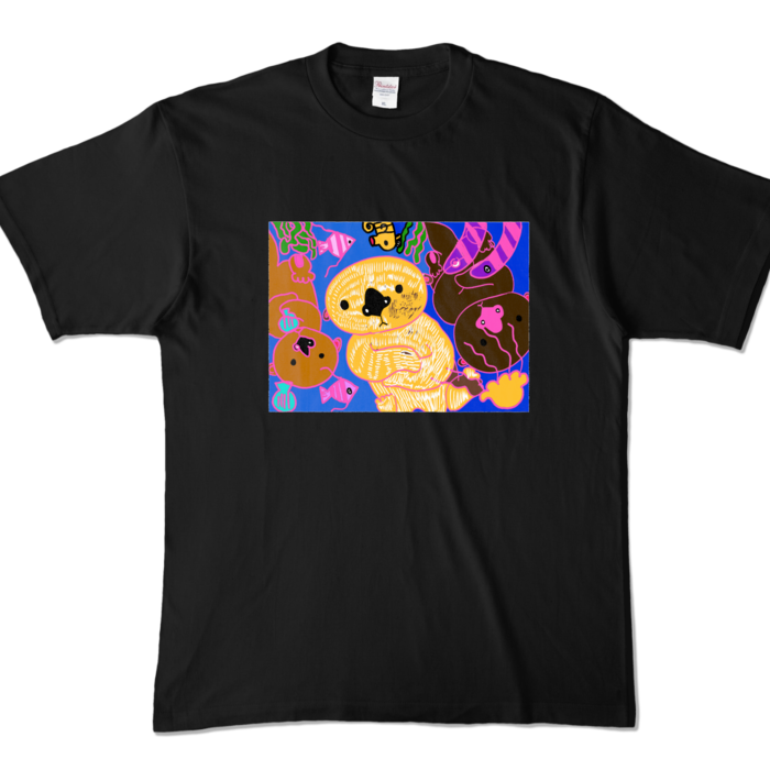 カラーTシャツ - XL - ブラック (濃色)