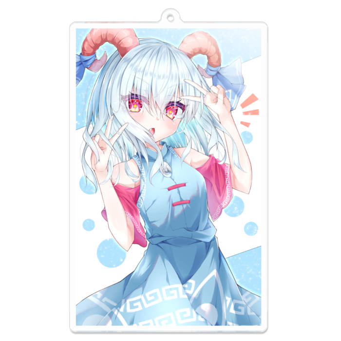 アクリルキーホルダー - 100 x 100 (mm)