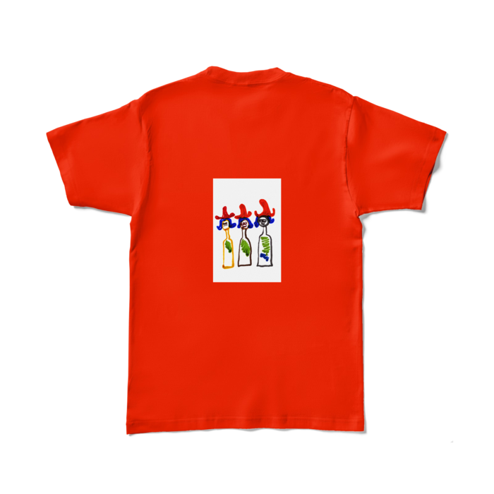 カラーTシャツ - L - レッド (濃色)