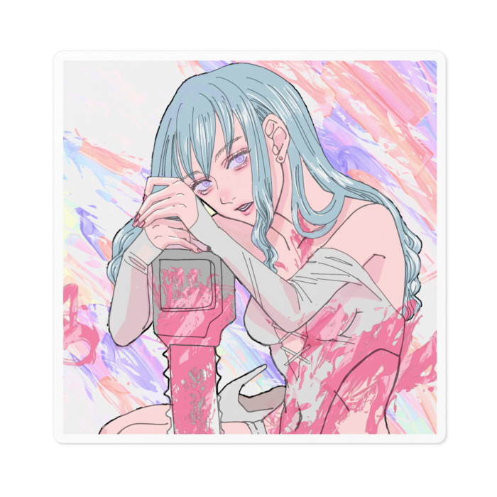 ステッカー - 100 x 100 (mm)