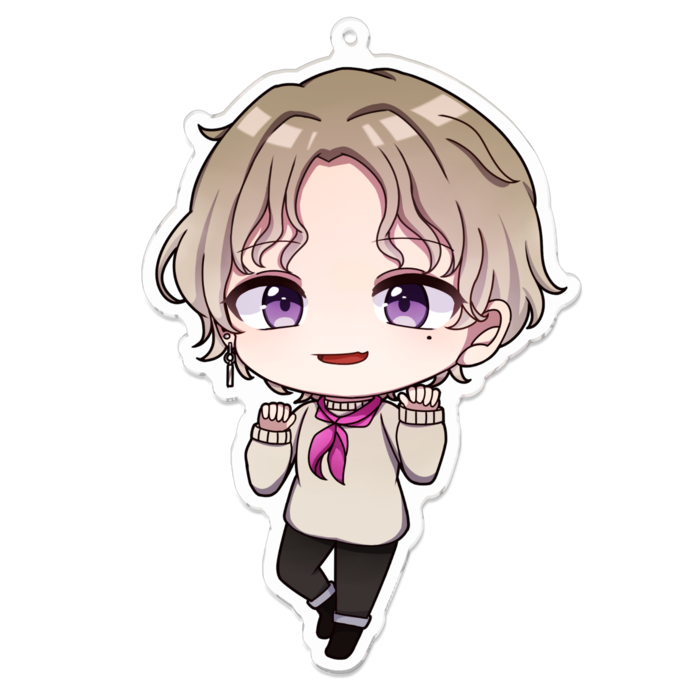 アクリルキーホルダー - 100 x 100 (mm)